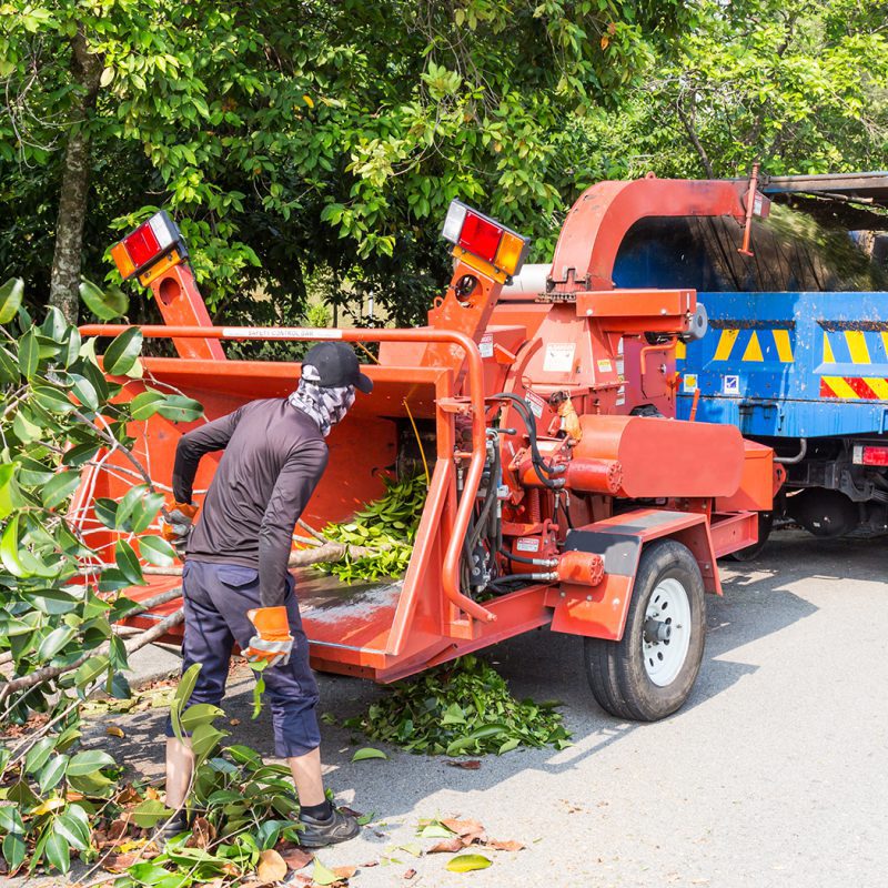 Woodchipper Power Coated